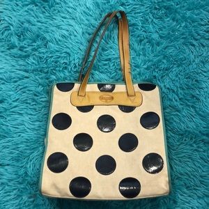 Polkadot Fossil large handbag
